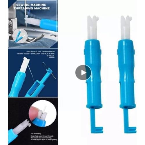 1PC Threader Sewing Tools Accessory White Automatic Sewing Machine Needle Device Needle Changer Lead Wire Threader Tool Home DIY