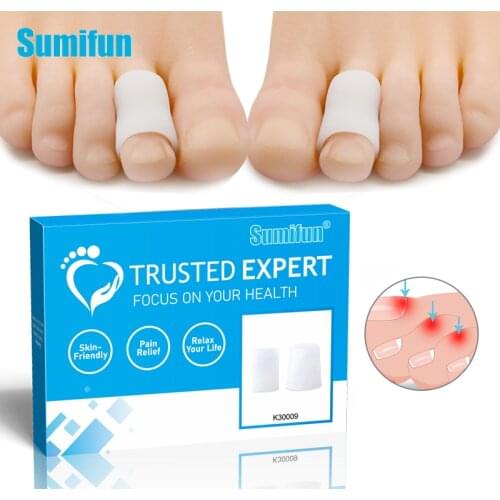 16Pcs Silicone Gel Toe Tube Sepatator Thumb Protector Gel Bunion Finger Protection Corn Blisters Protection Foot Care Tool