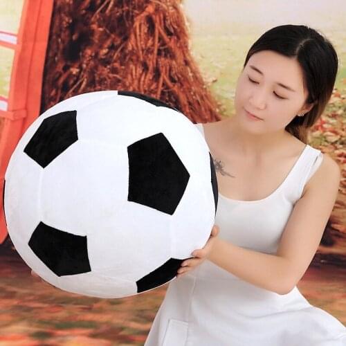 45cm Home Sofa Soccer Ball Stuffed Plush Pillow Toys World Cup PP Cotton Football Fan Memorable Gift 4 Colors