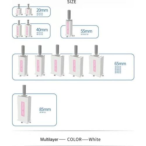 4DML85/40 A1-D4 2PCS Digitalart sirona aesthetics multlayer ultra translucency strength zirconia blocks