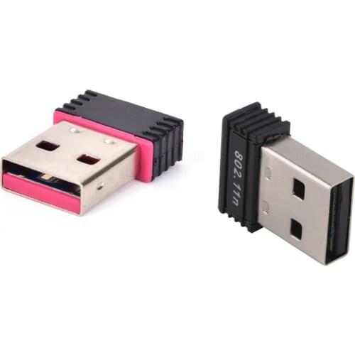 150Mbps Mini USB WiFi Adapter Dongle 802.11b/g/n Wireless Network Card LAN Adapter for Raspberry pi Laptop Desktop Computer 1 PC