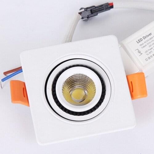 Free Shipping 15W/10W/7W COB LED Downlight IP65 Waterproof Bathroom Dimmable LED Ceiling Spot Light AC110V/AC220V/AC230V