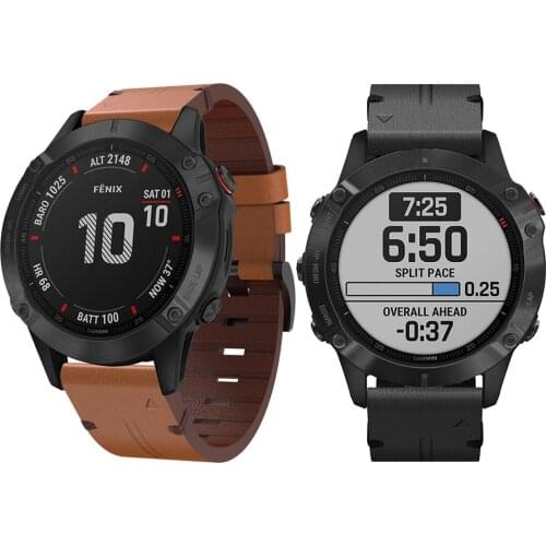 22mm 26mm Quick Release Easyfit leather strap for Garmin Fenix 6X 6 Pro Tactix Delta band for Fenix6 Fenix 5 5X watchbands