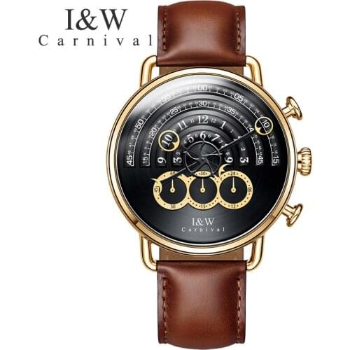 CARNIVAL Men Quartz Sport Watch Chronograph Military Army Watches Clock Men Top Brand Luxury 2017 New Creative Watch Men Relogio