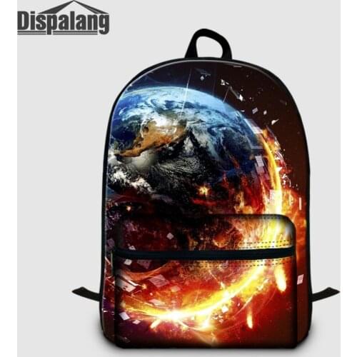 Dispalang Cotton Laptop Backpack Casual College Bookbag Universe Space Galaxy Star Kids School Bags Daily Travel Backpacks Bag
