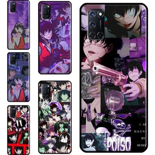 Ikishima Midari Kakegurui Anime Case For OPPO A15 A83 A91 A93 A31 A53 A5 A9 2020 A52 A72 A1K A3S A5S Reno2 Z F5 F7 Cover