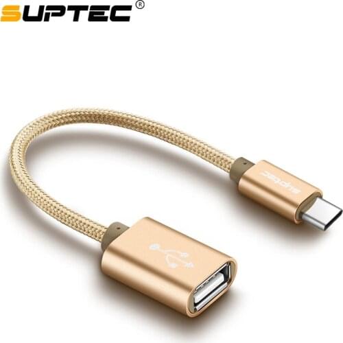 SUPTEC Type-C Male to USB OTG Data Cable 3.0 Type C Adapter USB-C Converter for Macbook Samsung S8 Xiaomi Mi5 6 4C Huawei P10 LG