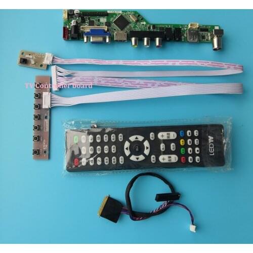 Kit for LP156WH2(TL)(E1)/LP156WH2 LCD LED 40pin LVDS Screen Panel 1366X768 HDMI USB Remote VGA TV AV Controller Board Driver
