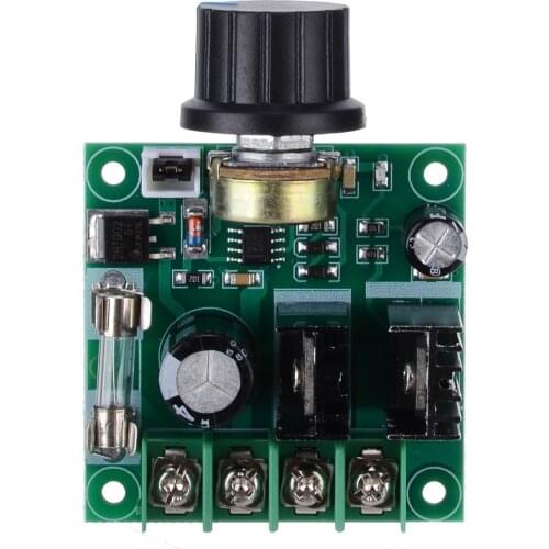 DC Motor Speed Controller 12V-40V Speed Controller10A PWM DC Motor Speed Controller Dimmer Voltage Regulator With Knob