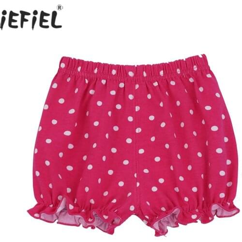 Summer Kids Boy Shorts Polka Dot Baby Girl Shorts Cotton Bread Short Pants Fashion Kawaii Newborn Baby Bloomers 12 Months-3 Year