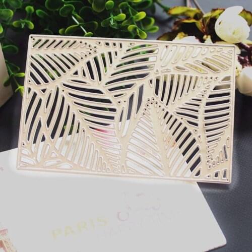 Metal Cutting Die Of Leaf Cube Scrapbooking Mold Paper DIY Card Postcard Handmade Craft Stencil Album Handcraft Embossing Moulds