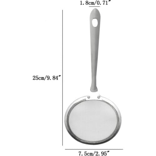 New Stainless Fine Steel Mesh Colander Sifter Sieve Kitchen Vegetable Strainer