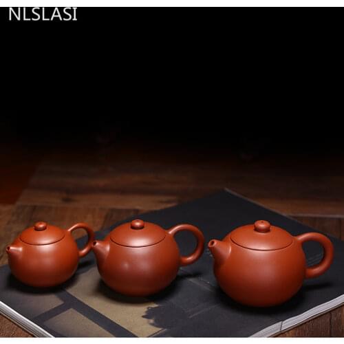 NLSLASI Authentic yixing tea pot purple clay Xi Shi teapot Dahongpao kettle Handmade Tea set Chinese Tea ceremony supplies
