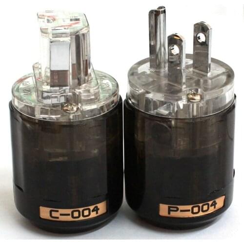 A pair of C-037 p-037e power plug connector EU IEC power plug C-037 p-037e plug connector