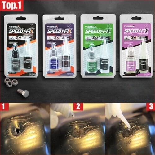 Universal Welding Glue 7 Seconds Speedy Fix for Metal Rubber Plastic Wood Repair Sealant Kit Super Strong Adhesive Welding Glue