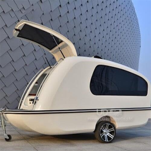 Off Road Power Truck Food Cart Mobile House Travel Camper Caravan Mini Trailer