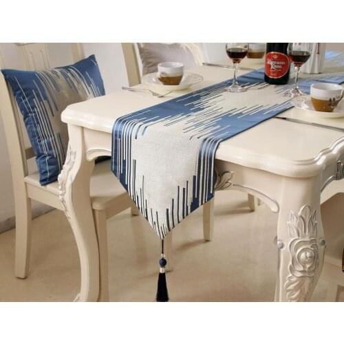 Key high quality solid table runner the us style long strip table cloth dinning/tv/shoe table cover Chinese style table runner