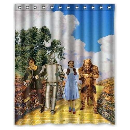 Custom Shower Curtain Bathroom decoration, 3D HD, polyester waterproof 12 hooks, 180X180c