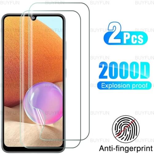 For Samsung Galaxy A32 4G 2pcs front HD screen protector hydrogel film for samsung galaxi a 32 32a 4g 5g safety protective film