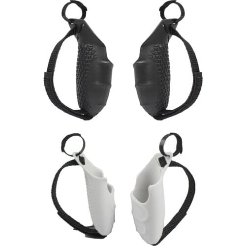 1 Set Non-slip Protective Knuckle Strap Silicone Half Case Handle Grip Strap Grip Cover for Oculus Quest 2 Touch Controller