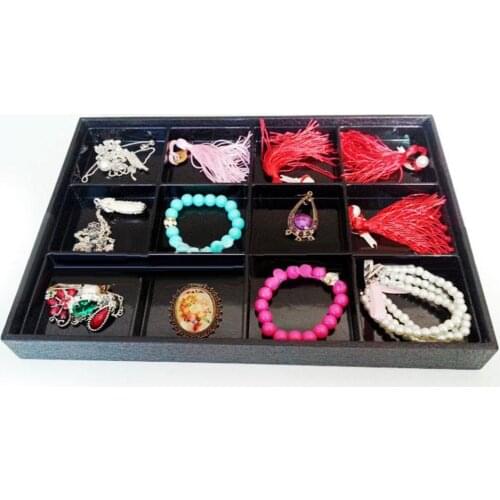 10/12/24/30/36/45 Grids Ring Earrings Jewelry Organizer Display Tray Storage Box Jewelry Organizer Display Tray Storage Box box