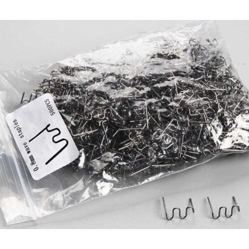 500Pcs Hot Stapler Bodywork Repairs Wave Staples Bumper Bodywork Hot Melt Standard Pre Cut Wave Staples Bumper