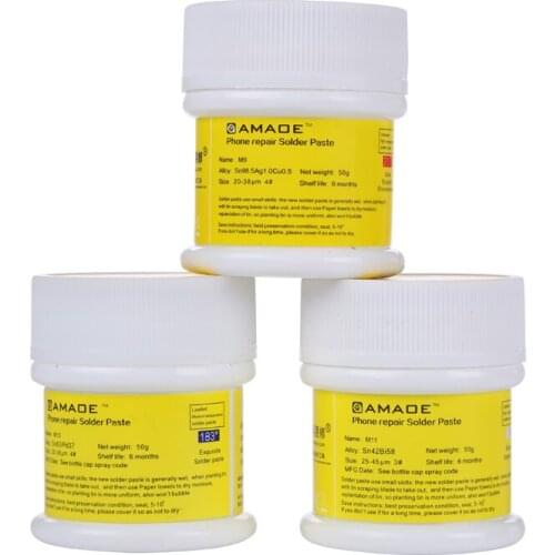 50g Solder Flux Paste Lead free/Leaded Soldering Tin Paste for Circuit Board SMT SMD BGA Mobile Phone Repair Tools