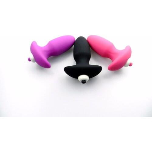 10 Speeds Vibrating Anal Butt Plug Unisex Prostate Massager for Couple,Anal Vibrator Adult Sexy Products Sex Toys colors 50pcs