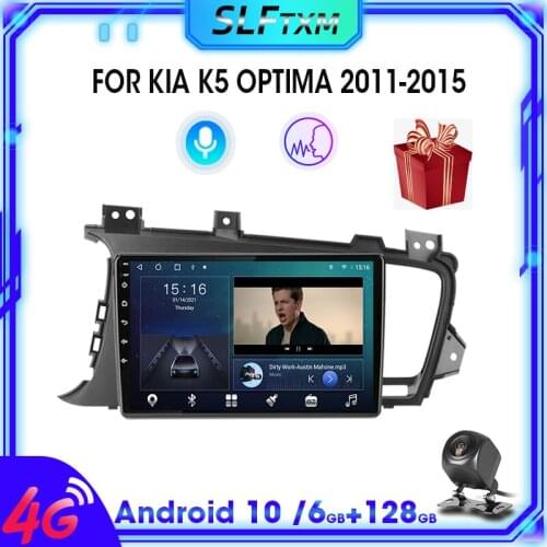 Android 10.0 Car Radio Multimedia Video Player For Kia K5 Optima 2011-2015 GPS navigation RDS DSP+48EQ 4G IPS autoradio 2 din