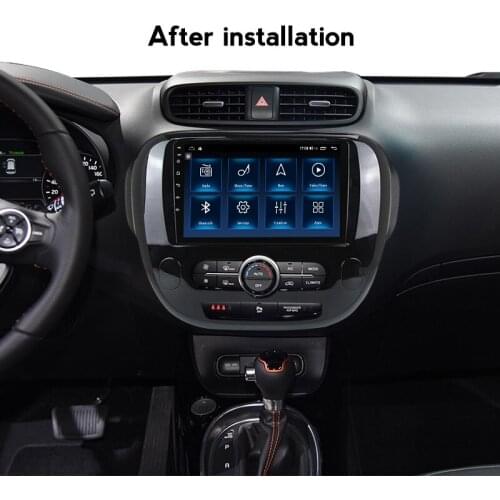 Octa-Core RDS 6G+128GB Car Auto Radio For Kia Soul 2 PS 2013 - 2019 Multimedia Dvd Player Navigation GPS Fan With Frame 4G WIFI