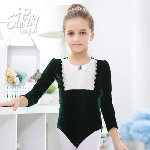 Childrens Velvet Dances Dancewear Ballet Leotard Sexy Women Girl Ballet Dance Clothes Leotard Suit Adult B-6431