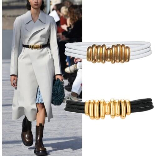 Designer Belts For Women High Quality Three Rope Corset Belt Luxury Brand Ladies Waist Ceinture Femme Waistband Plus Size