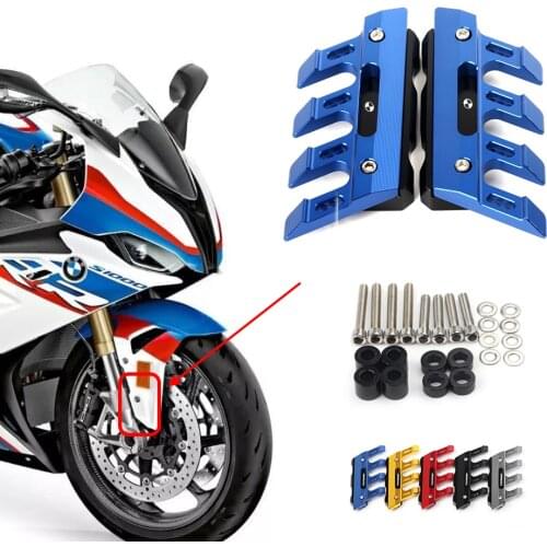 For BMW S1000R S1000RR S1000XR F900XR HP4 G310GS F800GT F800R (R nineT) Motorcycle Accessories Mudguard Side Front Fender Slider