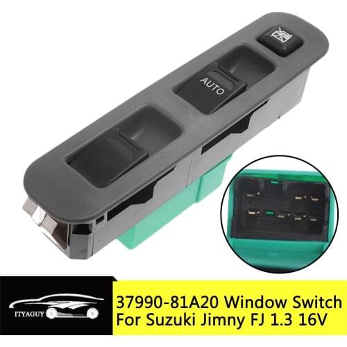 Electric Window Switch 37990-81A20 37990-81A20-P4Z 3799081A20P4Z For Suzuki Jimny FJ 1.3 16V 1998-2015 Car Window Control Switch