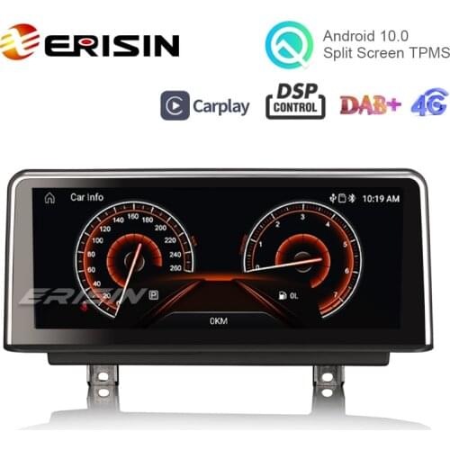 Erisin 3130 10.25" IPS Android 10.0 Car OEM CD Player GPS Stereo Carplay Radio For BMW F30 F31 F34 4er F32 F33 F36 M3 F80 M4 F82