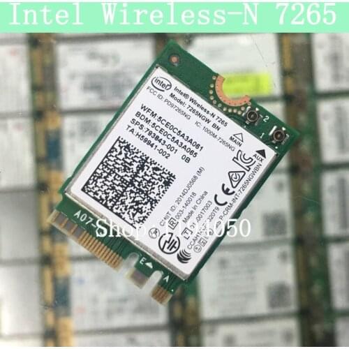 Intel Wireless-N 7265 802.11N 2.4GHz Wi-Fi + Bluetooth 4.0 NGFF Wireless LAN M.2 WiFi CARD INTEL 7265BN Linux/Win7/Win8/Win10/AP