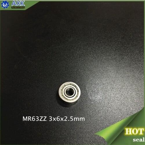 MR63 ZZ ABEC-1 (100PCS) Miniature Ball Bearings 3X6X2.5mm L630ZZ