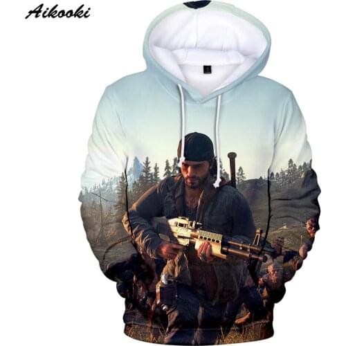 2021 New Days Gone Hoodies Men/Women Hoodie Sweatshirts Hooded Mens Hot Gun Game Days Gone Hoody Boy/Girls Polluvers Coats