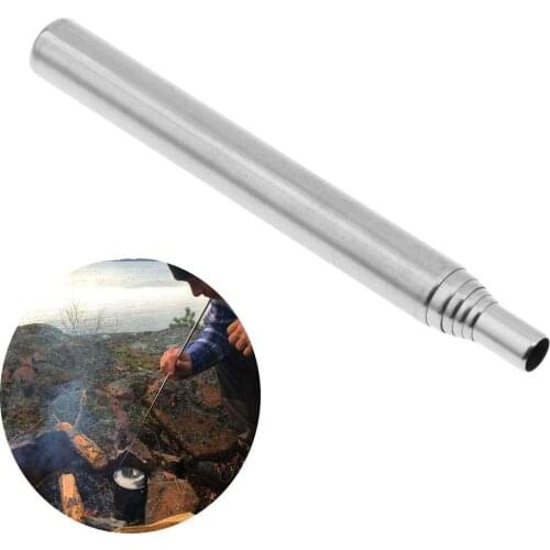 New bushcraft Pocket Bellows Blasting Campfire Blow Fire Tube outdoor tool Edc Camping equipment survival kit prepper gear 1pcs