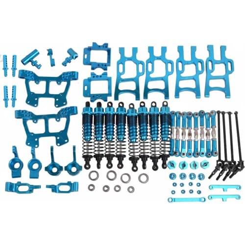 Upgrade Parts Package Blue For HSP RC 1:10 Electric / Nitro Monster Bigfeet Truck 94108, 94110, 94111