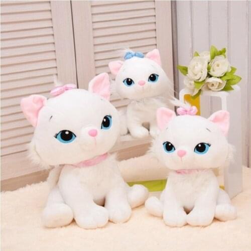2 Colors 18cm Simulaton Aristocats Cat Marie Plush Animal Stuffed Toys