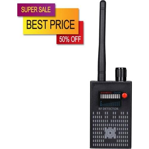 Professional 1-8000MHz Wireless Signal Full-Range RF Detector Anysecu for Walkie Talkie WiFi GSM Bug and Camera Search - 50% OFF
