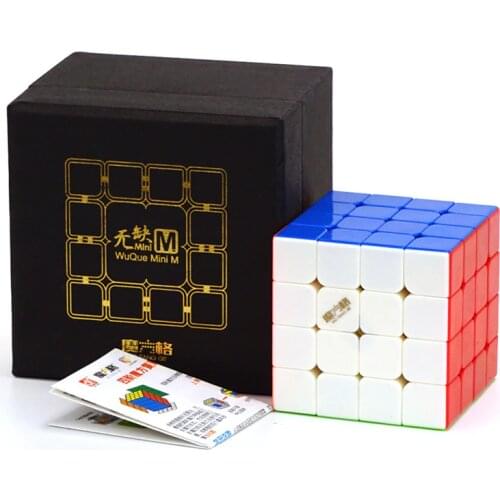 Qiyi 60 mm size 4x4 Wuque mini Magnetic speed cube ABS material Wuque Mini M 4x4x4 Professiona Master Cube Cubo Magico Toy