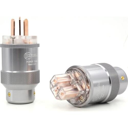 Pure copper HIFI-End AU Power Plug Australia & Chinese standard Power Connector