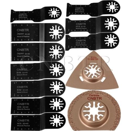 CNBTR CNBTR Universal Oscillating Precision Saw Blades Rasp Set of 12