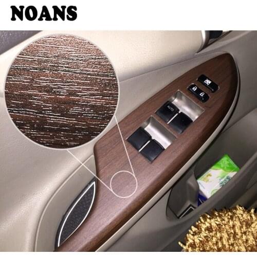 NOANS Wood Grain Vinyl Wrap Film Car Interior Stickers For Jeep Renegade wrangler Audi A3 A4 B6 B8 A5 Opel Astra h g Accessories