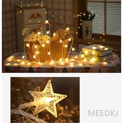1pcs 2m10 lamp led starry sky light battery box starry sky light string starry room decoration lamp without battery