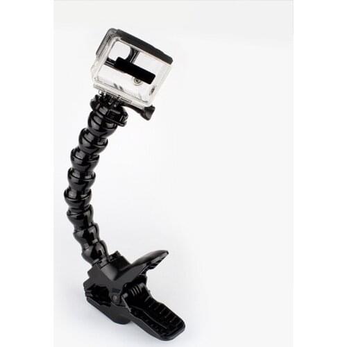 10 Set 3 in 1 Jaws Flex Clamp Mount with Adjustable Neck Waterproof Housing Case Kit for Gopro Hero Sport Video Camera