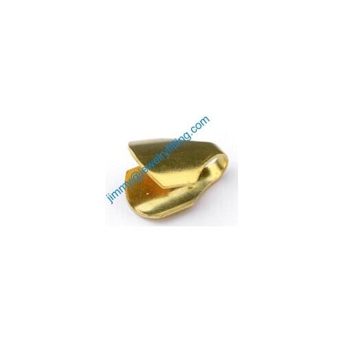 2013 jewelry findings Base metal foldover crimps Chain ends shipping free