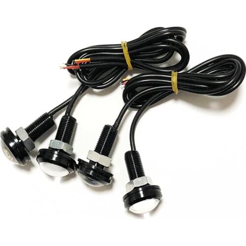 4x White/Blue White/Red Dual-Color LED Boat Waterproof Transom Livewell Underwater Marine Dock Night Fishing Light